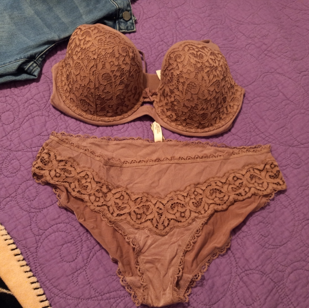 Bra and panty sets by Victoria's Secret